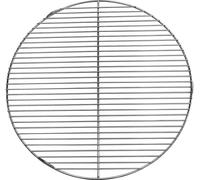 Melko grille de cuisson en acier inoxydable Grille de cuisson en fonte Rehausse BBQ - 55 cm rond