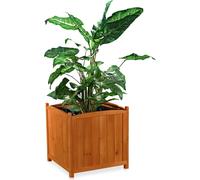 Melko Pot de fleurs Bac à fleurs Cache-pot en bois - 50 cm