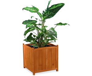 Melko Pot de fleurs Bac à fleurs Cache-pot en bois - 50 cm