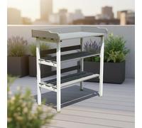 Melko Table de jardin Table de rempotage Serre Table en bois Table de jardinage Table de jardin