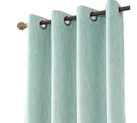 Melodieux 1 Panneau Rideau Occultant Thermique Isolant pour Chambre en Salon Rideau Dressing pour Pergola, Bleu 168x116cm