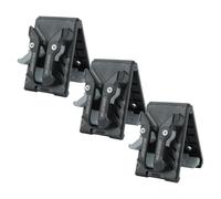 MELOTOGH Lot de 3 clips de ceinture à dégagement rapide pour pochette, étui de perceuse, se fixe facilement à n'importe quelle ceinture, pochette à outils à clipser, sac fourre-tout, attaché à