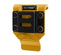 MELOTOUGH Clip de ceinture pour perceuse - Support pour ceinture à outils, support de ruban à mesurer pour visseuse à percussion, mètre ruban (jaune)