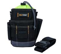 MELOTOUGH Pochette à outils pour électricien avec clip de ceinture, sac utilitaire avec cordon de serrage pour HVAC, charpentier, plombier
