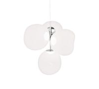 Melt Small Chandelier Lampe suspendue Argent Tom Dixon - 5063081086818