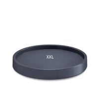 MELTOM Support à roulettes pour Plantes Rond Ø 41 cm Anthracite avec Rebord | Plateau à roulettes rond · intérieur Ø 41 cm, extérieur Ø 44,6 cm · hauteur 6,3 cm · rebord retient l'eau