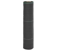 vidaXL Toile de désherbage non tissée anti-mauvaises herbes PP Noir 2x25 m