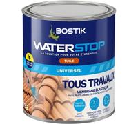 Membrane d'étanchéité - BOSTIK - Waterstop - Réparation fuites - Pot 1 kg - Couleur tuile