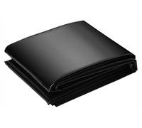 Membrane d'étanchéité pour bassin - Matériau PE - Épaisseur : 0,5 mm - Flexible - Facile à découper - Dimensions : 15 x 20 pieds - Couleur : Noir