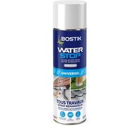 Membrane étanchéité - BOSTIK - Waterstop spray - Toiture gouttières murs accès difficile - Gris clair 500 ml