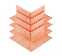 Membrane imperméable pour joints d'angle de douche, revêtements de baignoire, murs de hammam et applications de jonction d'évier de cuisine (4 pièces extérieures)