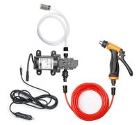 Membrane pour pompe à eau, 12 V, 100 W, avec pistolet à eau, 6 mètres de tuyau