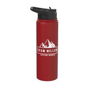 Membre à vie de Team Miller, union familiale pour la famille Miller Stainless Steel Insulated Water Bottle
