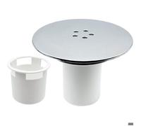 Memkey Bonde Douche, Bonde de Douche 90 mm/115mm, Remplacement de Couvercle de Siphon Douche, Capot Bonde de Douche Universelle, C