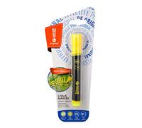 memobe Marqueur à craie - Largeur de trait 2-3 mm - Pointe ronde en feutre - Encre uniforme - Effaçable - Pour tous les tableaux en verre et à craie