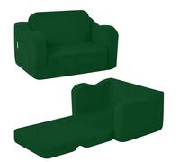 MeMoreCool Cord Canapé pour enfant, fauteuil de relaxation pour bébé, mini canapé pour coin douillet, chambre d'enfant, canapé pliable pour garçons et filles de 1 à 3 ans, vert