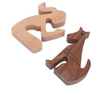 Mémorial pour Chien - Jolis Ornements en Bois Faits à la Main pour Le Souvenir et la Sympathie, Meilleur Cadeau de Sympathie pour Chien pour la Perte d'un Animal de Compagnie, Sculpture 3D (A)