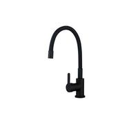 Essebagno Mémory mitigeur évier noir flexible à mémoire de forme