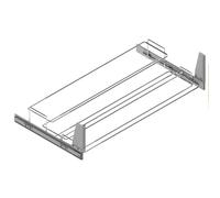 Menage Confort Albano Kit Zapatero Extensible et Extractible avec Guide Extraction Totale et Autocierre - Finition Chrome - Largeur 450-650