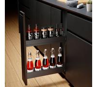 MENAGE CONFORT Porte-bouteille extractible Nova Flat, Module 150 mm, Anthracite
