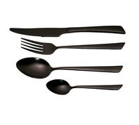 Jean Dubost Ménagère Delta Black 16 pièces inox Noir 4 personnes