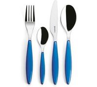 Ménagère 24 pièces Feeling Bleu Méditerranée - Guzzini - Bleu - Inox Bleu G