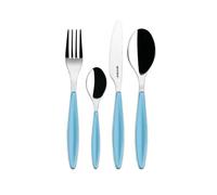 GUZZINI Feeling Service de couverts 24 pièces bleu azur