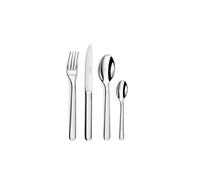 COUZON - Ménagère 24 couverts de table en coffret pour 6 personnes - Alkaline - Acier inoxydable 18/10, Finition Miroir, Epaisseur 4 mm - Inox