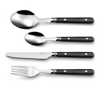 Amefa Ménagère Saxo Tube triangle 16 pièces – Acier inox 18/0, finition standard, noir