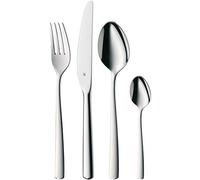 Ménagère en acier inoxydable WMF Boston pour 6 personnes, service de couverts 24 pièces, couteau monobloc, acier inoxydable Cromargan poli, passe au lave-vaisselle