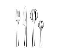 COUZON - Ménagère 24 couverts de table en coffret pour 6 personnes - J'aiGoûté - Acier inoxydable 18/10, Finition Miroir, Epaisseur 4 mm - Inox