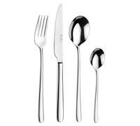 Ménagère IRIS FLOWER, set de 24 pc, argent, Pintinox
