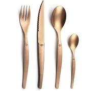Ménagère - LOU LAGUIOLE - Jet - Acier inox - Cuivre mat - 16 pièces