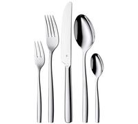 Ménagère WMF Palma 30 pièces pour 6 personnes - Acier inoxydable Cromargan 18/10 poli, brillant et antirouille - Couverts de haute qualité avec couteau monobloc, passent au lave-vaisselle, design rés