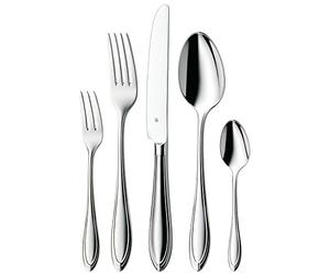 Ménagère WMF Vérone, 12 personnes, 60 pièces, couteaux monoblocs, acier inoxydable Cromargan poli, brillant, passe au lave-vaisselle