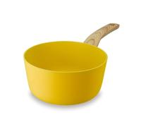 MENASTYL - Casserole 18cm avec revêtement antiadhésif céramique (Sans PFAS/Sans PTFE) tous feux dont induction - En Aluminium - Gamme Colorama - Safran - 6020834