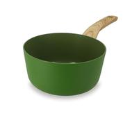 MENASTYL - Casserole 18cm avec revêtement antiadhésif céramique (Sans PFAS/Sans PTFE) tous feux dont induction - En Aluminium - Gamme Colorama - Olive - 6020879