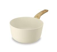 MENASTYL - Casserole 18cm avec revêtement antiadhésif céramique (Sans PFAS/Sans PTFE) tous feux dont induction - En Aluminium - Gamme Colorama - Crème - 6020849