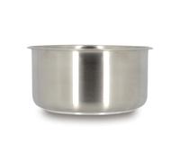 MENASTYL - Casserole inox 18/10 amovible 16 cm Iris Inox sans PFAS - Tous feux dont induction, four, réfrigérateur et lave-vaisselle - Empilables et résistantes - Acier inoxydable