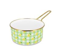 MENASTYL - Casserole vichy citron 18cm en acier émaillé - 3645161