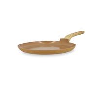 Menastyl - Crêpière Colorama 26 cm noisette - Aluminium antiadhésif céramique - Tous feux, induction