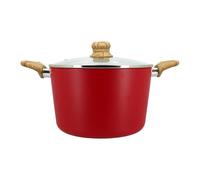 MENASTYL - Faitout 24cm Colorama magenta - En Aluminium - Revêtement antiadhésif en céramique - Tous feux dont induction