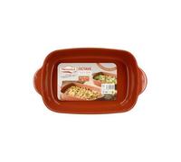 Menastyl - Grand Plat À Four Rectangulaire - Octave - Terracotta - Rouge