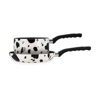 MENASTYL - Lot poêle 24cm et casserole 18cm vache en alu revêtement ceramique - 6021086