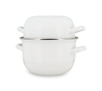 MENASTYL - Marmite à moules 18cm en acier émaillé blanc - 3645561