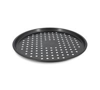 MENASTYL PLAQUE À PIZZA AMANDINE 33,5CM EN ACIER CARBONE GRIS ANTHRACITE