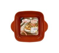 Menastyl - Plat À Four Carré - Octave - Terracotta - Rouge