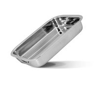 MENASTYL - Plat à four inox de qualité Harry 35x25cm de forme rectangle avec poignées en acier inoxydable rabattables - 4615221