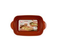Plat à four rectangulaire Octave en grès terracotta 38 x 23 cm Menastyl