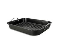 MENASTYL - Plat rôtisserie avec grille 38x29cm amandine - 6020003